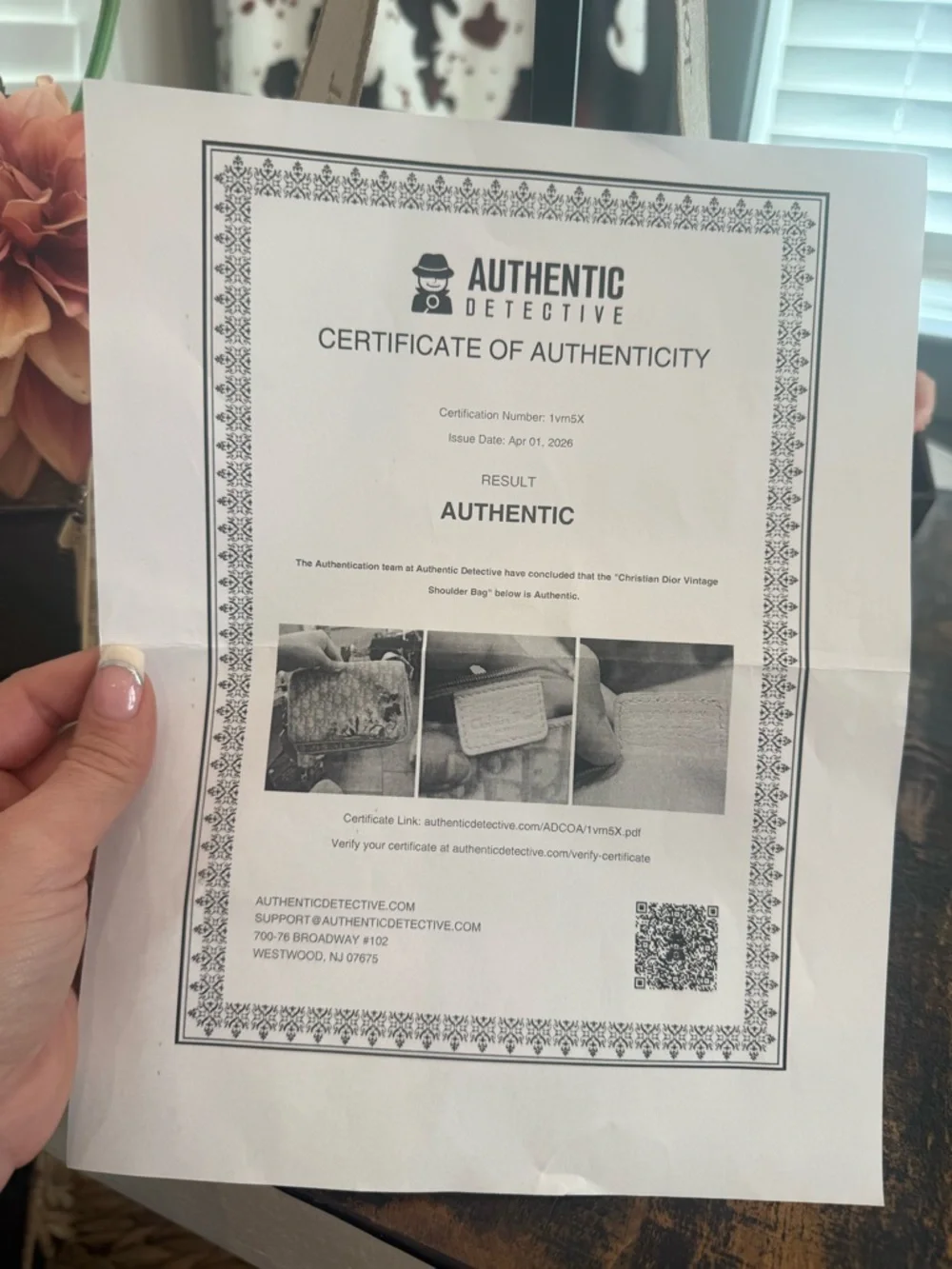 Dior Beige Trotter Floral-Embroidered Crossbody w/COA & Matching Wallet BOD1024 - Picture 11 of 16